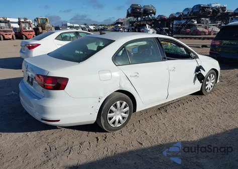 2016 Volkswagen Jetta 1.4T S z USA, uszkodzony, nr VIN 3VW267AJ6GM349644